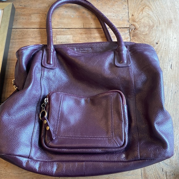 Ilse Jacobsen Bags Ilse Jacobsen Purple Leather Tote Quiet Luxury